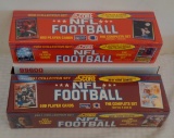 2 Factory Sealed Score NFL Football Card Set Lot 1990 & 1991 Stars Rookies HOFers