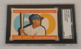 Vintage 1960 Topps Baseball Card #560 Ernie Banks All Star Cubs HOF SGC GRADED 60 EX