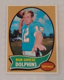 Vintage 1970 Topps NFL Football Card #10 Bob Griese Dolphins HOF Pack Fresh NRMT Gradable