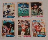 Key Vintage 1982 Topps NFL Football Rookie Card Lot Taylor Lott 2nd Year Montana Regular IA HOF