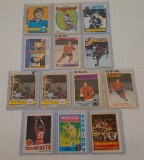 Vintage Topps OPC NHL Hockey NBA Basketball Card Lot Stars Gretzky Barry Frazier Dryden Clarke