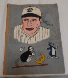 Vintage 1940s Fan Made Baseball Scrapbook Newspaper Clippings Articles Photos Comics Ted Williams