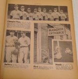 Vintage 1943 World Series Fan Made Baseball Scrapbook Newspaper Clippings Photos Yankees Cardinals