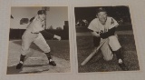 2 Vintage Don Wingfield 8x10 B/W Photo Baseball Lot Indians A's 1940s 1950s