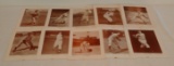 10 Different Vintage 1940s 1950s Baseball Magazine Photo Insert Blank Back Lot w/ Al Kaline HOF