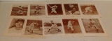 10 Different Vintage 1940s 1950s Baseball Magazine Photo Insert Blank Back Lot w/ Reese Hodges Ford