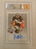 2007 SP Chirography NFL Football Heroes Autographed Silver Marcus Allen Raiders 5/50 BGS GRADED 9