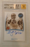 2007 Press Pass Legends Autographed Signed Insert Card #75 Billy Simms BGS GRADED 8.5 Auto 10