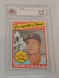 Vintage 1969 Topps Baseball Card #425 All Star Carl Yastrzemski Yaz Red Sox Beckett GRADED 5.5 EX+