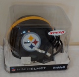 1 Brand New Pittsburgh Steelers Riddell Mini Football Helmet MIB Great For Autographs NFL