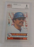 Vintage 1979 Topps Baseball Card #700 Reggie Jackson Yankees Beckett GRADED 8 NRMT MINT HOF BVG