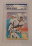 1994 Ultra NFL Football Card #177 Irving Fryer Dolphins Signed Autographed PSA Slabbed