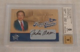 2004 Leaf Rookies & Stars Fans Of The Game Autograph Jackie Mason Comedian BGS GRADED 8 9 MINT