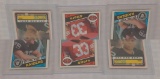 3 NFL Football HOF Rookie Card Lot BGS GRADED Marcus Allen Howie Long Roger Craig