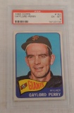 Vintage 1965 Topps Baseball Card #193 Gaylord Perry Giants HOF PSA GRADED 6 EX-MT