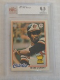 Key Vintage 1978 Topps Baseball Card #38 Eddie Murray Rookie Card RC Orioles HOF Beckett GRADED 6.5
