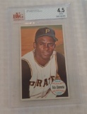 Vintage 1964 Topps Baseball Card Giants #11 Roberto Clemente Pirates HOF Beckett GRADED 4.5 VG-EX+