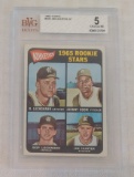 Vintage 1965 Topps Baseball Card #526 Jim Catfish Hunter SP Rookie RC A's Yankees Beckett GRADED 5