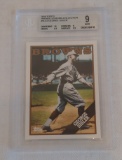 2010 Topps Vintage Legends Collection George Sisler Baseball Card HOF BGS GRADED 9 MINT Browns