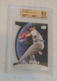 2010 Upper Deck All World Die Cut Baseball Insert Card Daisuke Matsizaka Red Sox BGS GRADED 9.5 GEM