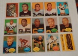 15 Vintage 1960 1961 Topps NFL Football Pittsburgh Steelers Team John Henry Johnson Ernie Stautner