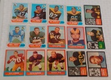 15 Vintage 1962 1963 1968 Topps NFL Football Card Lot Pittsburgh Steelers Johnson Jefferson
