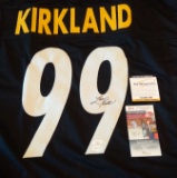 Levon Kirkland Autographed Signed Jersey Steelers JSA COA NFL Football Custom Stitched XL