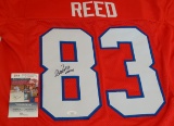 Andre Reed Autographed Signed Custom Stitched NFL Football Jersey Andre Reed Buffalo Bills JSA HOF