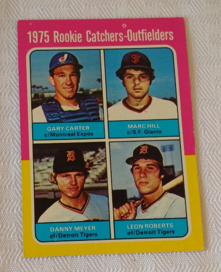 Key Vintage 1975 Topps Baseball Rookie Card #620 Gary Carter RC Expos HOF Very Nice Condition