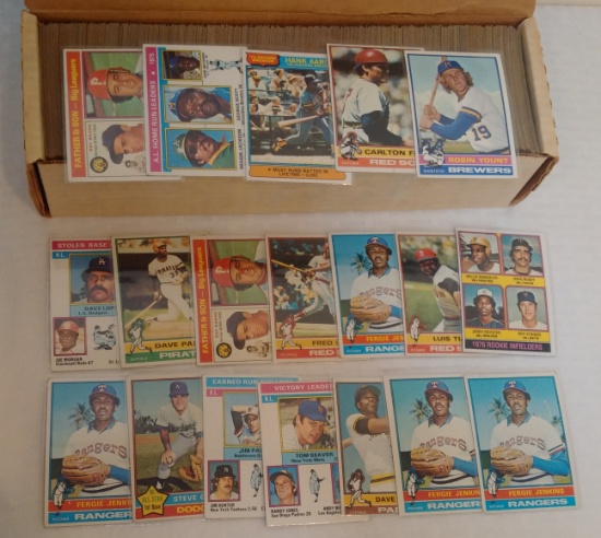 650+ Vintage 1976 Topps MLB Baseball Card Lot Stars Rookies HOFers