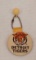 Vintage 1950s Detroit Tigers Stadium Pin Button Charm Ribbon Baseball