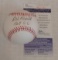 Dal Maxvill Autographed Signed ROMLB Baseball Ball 1968 Gold Glove Inscription JSA COA Cardinals