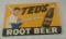 Ted Williams Root Beer Porcelain Advertising Sign Sealed Ande Rooney 10x15 Sox Modern