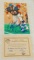 Dan Hampton Bears Vintage Autographed Signed Goal Line Art Card NFL Football #'d COA GLAC