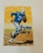 Lenny Moore Colts Penn State Vintage Autographed Signed Goal Line Art Card NFL Football #'d COA GLAC