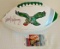 Wilbert Montgomery Signed Autographed NFL Throwback Eagles Logo Football JSA COA