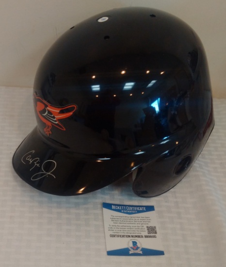 Cal Ripken Jr Autographed Signed Full Size Diamond Collection Batting Helmet Orioles HOF BAS Beckett