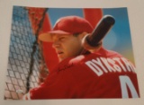 Autographed Signed 16x20 Photo Lenny Dykstra Phillies Mets JSA Sticker Only MLB Baseball Dude Nails