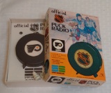 Vintage 1970s NHL Hockey Puck Transistor Radio Philadelphia Flyers MIB Unused New NOS