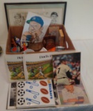 Vintage Sports Collectibles Memorabilia Box Lot #14
