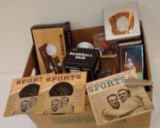 Vintage Sports Collectibles Memorabilia Box Lot #18