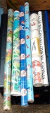 6 Vintage Sealed Sports Rolls Tubes Baseball Yankees Poster Wrapping Paper Smurfs Starline Lot