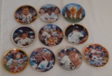 10 Mickey Mantle Small Plate Lot MLB Baseball Yankees Sports Impressions