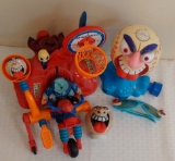 Vintage Madballs AmToy 1980s Toy Lot Cycle Figures Screamin Meanie Sunglasses
