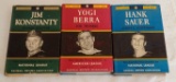 Vintage 3 Baseball Book Lot Dust Jackets 1950 1951 1952 MLB Baseball MVP Konstanty Yogi Sauer