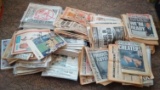 Huge Newspaper Lot Mostly Full Complete 1950s 1960s 1970s 1980s 1990s NY Post Yankees Mantle Philly