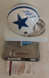 Mel Renfro Autographed Signed Riddell Mini Football Helmet Throwback JSA COA Cowboys HOF Inscription