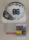 Brenton Strange Autographed Signed Penn State Football Mini Helmet JSA COA We Are Inscription PSU