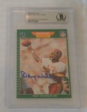 1989 Pro Set NFL Football Card #439 Doug Williams Redskins Slabbed BAS COA Autographed Signed Auto