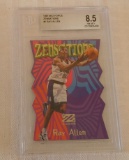 1997-98 Z-Force Zensations NBA Basketball Insert Die Cut Card Ray Allen Bucks BGS GRADED 8.5 Beckett